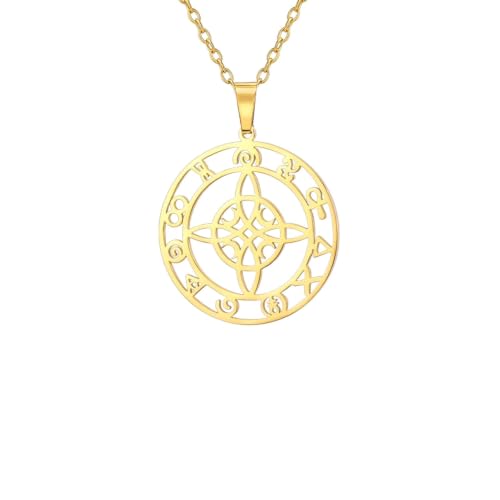 Mythologie grecque antique collier amulette Wiccan aux finitions soignées