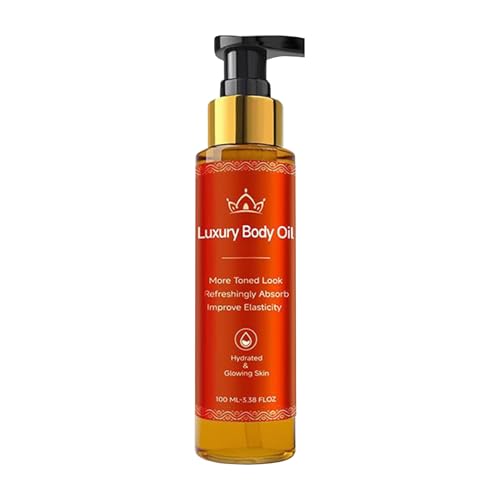 Aceite corporal, diseño absorbente liviano, 100 ml, humectante de mano y ducha, hidratante de loción hidratante, aplicación fácil, para hombres y mujeres, las piernas de los codos uso de spa de viaje