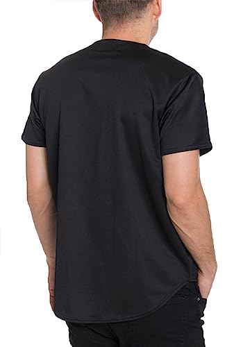 Camisa de béisbol para hombre Weiv Gear con botones, uniforme deportivo activo de equipo miniatura 3