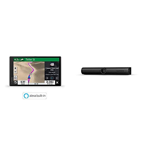 Garmin DriveSmart 65 with Amazon Alexa, Built-in Voice-Controlled GPS Navigator with 6.95Çƒ˘ High-Res