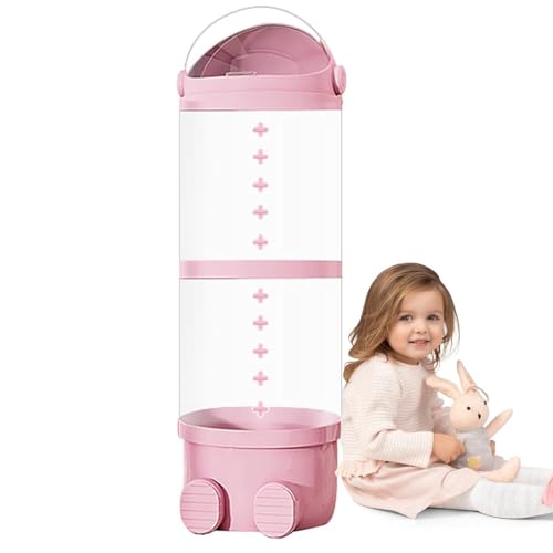 Tubo de peluche transparente y contenedor de almacenamiento infantil 8