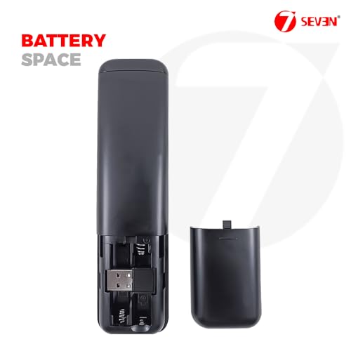 Image of 7SEVEN Universal Remote for Amstrad, Akai, Micromax, Skytron 4K Ultra HD Smart TVs - Voice Command Enabled, Ensure Key-by-Key Match with Existing Remote for Perfect Compatibility