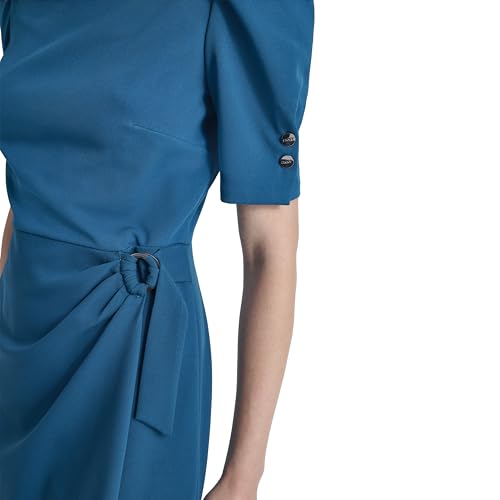 Image of DKNY Women's Short Sleeve Mini Sheath Dress