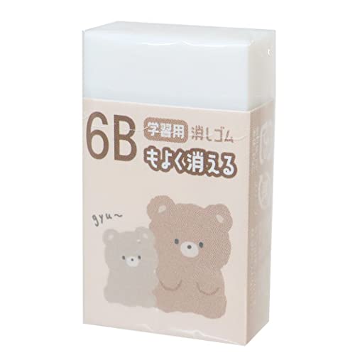 [消しゴム]6Bもよく消える消しゴム Radar/ゆるだらでいず くま