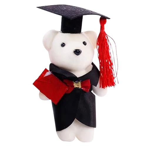Imagen de Clase de Osos de graduación de 2025 Oso de Peluche de graduación Mini Oso con área de Firma