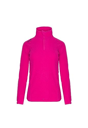 Izas - Forro Polar para Mujer - Chaqueta Polar con Cuello Alto y Cremallera - Forro Polar de Invierno Ligero y de Secado Rápido - Ideal para Actividades al Aire Libre - Sutton Fucsia - M