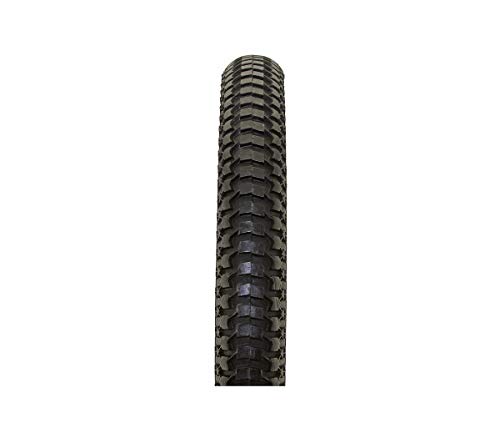 Alta Bicycle Tire Duro 18" X 2.125" Bike Tire All Black, Smooth Trail Tread Style #TOP2