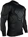 IUTZCAXU Body Safe Guard Padded Compression Shirts, Long Sleeve Shoulder Rib Chest Protector Suit for Football