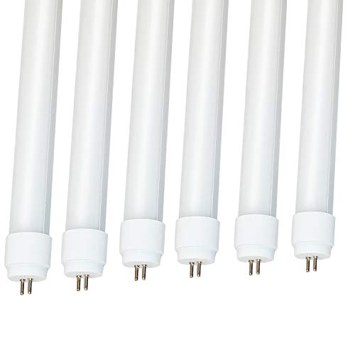 WYZM 6-Pack of 21 Inch 10W T5 LED Tube,Replacement for F13T5/CW T5 Linear Fluorescent Tube Light Bulb,Frosted Cover 110/120v Directly (21
