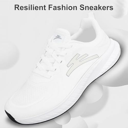 Image of Breathable Running Shoes for Men, Non Slip Mens Walking Shoes, Lightweight Comfort Fashion Casual Sneakers for Men Work, Gym, Jogging, Athletic and Sports
