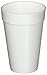 Dart 16 Oz. White Disposable Drink Foam Cups Hot and Cold Coffee Cup (Pack of 40)