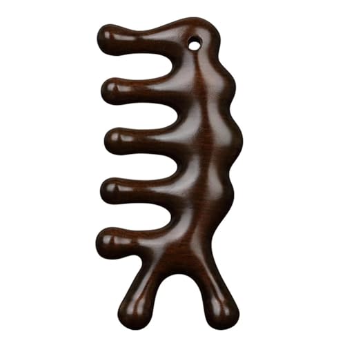 Peigne en bois de santal naturel de 11 cm, brosse de douche et de massage haut de gamme