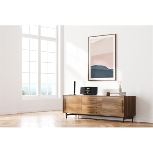Hama Antenne intérieure (Antenne Réception Radio Numérique (Dab/Dab+) et Analogique FM, Amplification du Signal Actif jusqu'à 30 DB, Cäble 1.5m, Fiche F mâle, Alim Secteur) Noir – vue 5