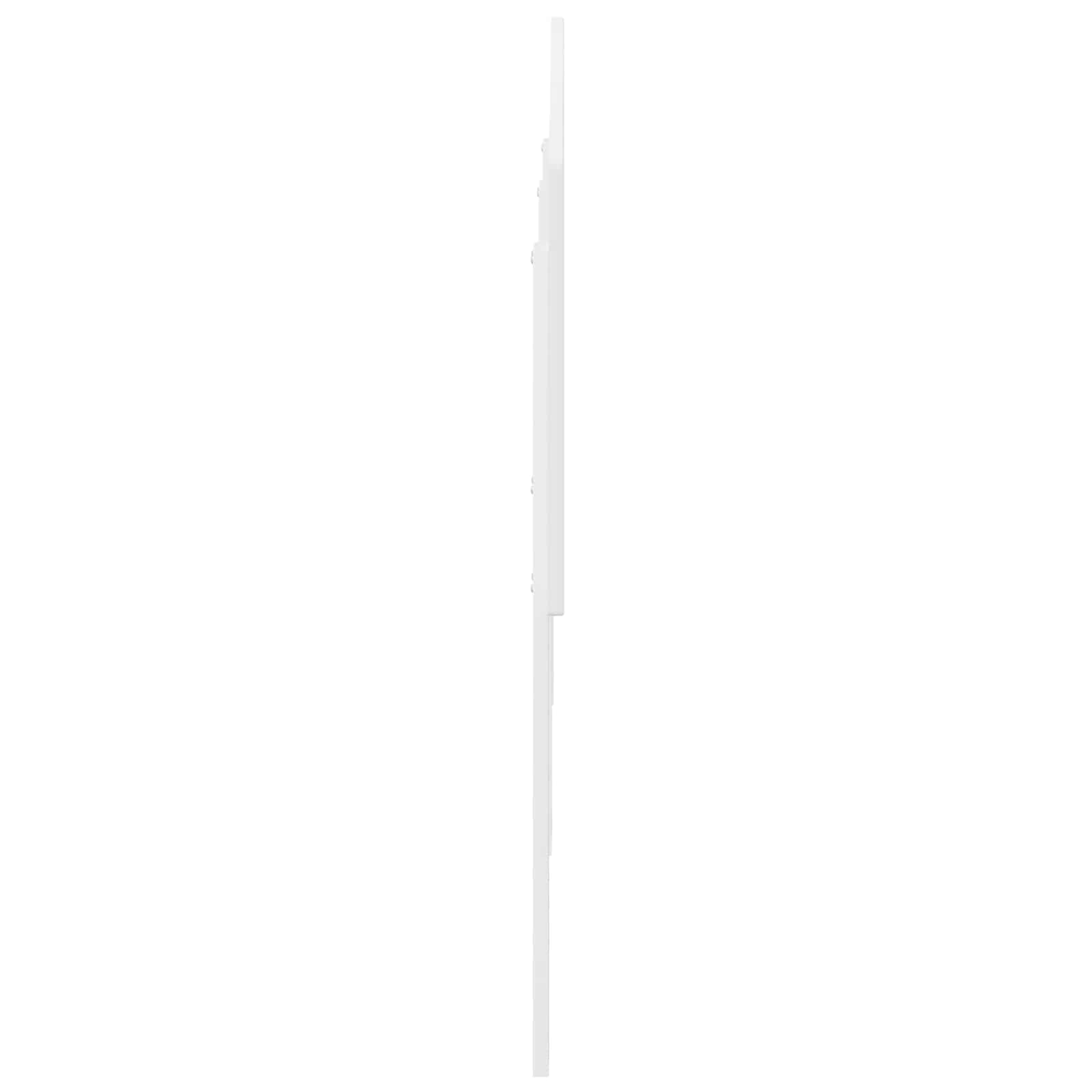 vidaXL Testiera Bianco Legno Multistrato, Testiera Letto Moderna, Design Retangolare, Mobili Minimalisti, Decorazione Resistente per Camera da Letto