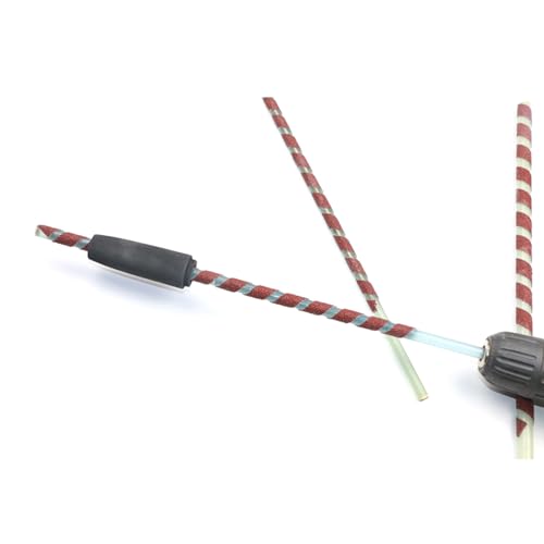 Escariador de mango de corcho para cañas juego de 4 herramientas de reparación 5