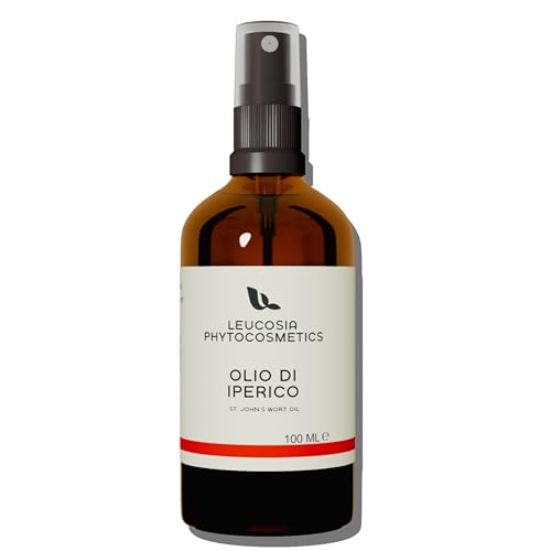 Aceite de Hiperico Puro 100 ml, Oleato 100% Natural Calmante y Regenerador Para Piel Seca, Rostro y Cuerpo, Ideal Para Masajes Relajantes y Cuidado Facial Antiedad, Vegano