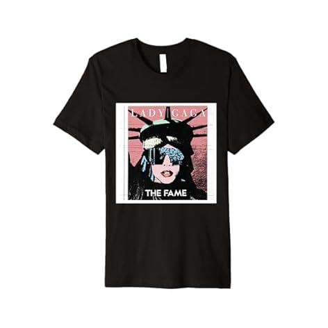 Lady Gaga Official Chromatica Premium Black T-Shirt