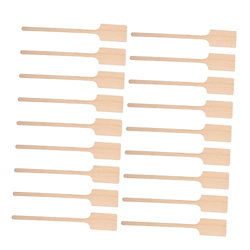 SOLUSTRE Wooden Stirring Stick Set 10 Pcs Non- for Drinks Juice and Smoothies for Bars Restaurants and Daily Use