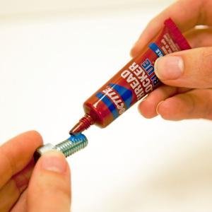 Image of Loctite Henkel Heavy Duty Threadlocker, 0.2 oz Red 271, 2 Pack