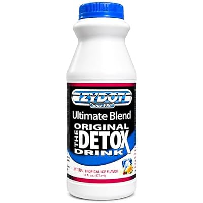 Zydot Detox Drink Same Day Kit with Herbal Pills and 6 Panel Test - Quickly Cleanse and Detox Body - 16 oz