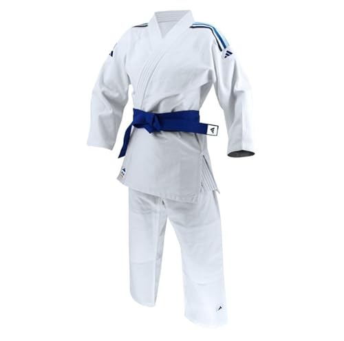 adidas Unisex Judo-Uniform, weiß, 350 g, Kampfsport-Gi, Weiß, Größe 45