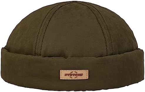 Stetson Old Cotton Casquette Docker - Style Usé, Sans Visière - Bonnet Coton Printemps/Été - Taille Réglable