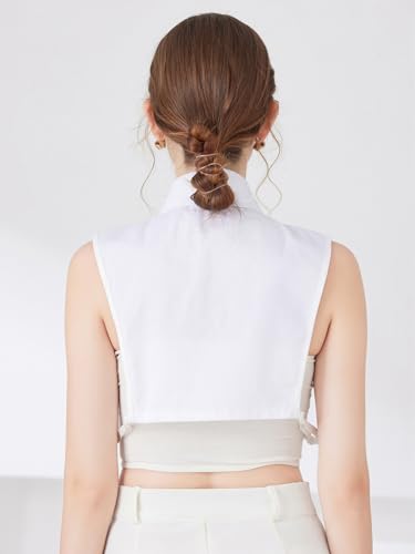 Detachable Pointed White Collar Fake Dicky Collar Cuellos Falsos para Mujer Half Shirts for Women Layering3