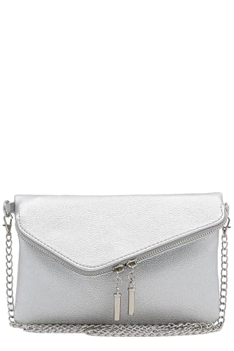 Image of FashionPuzzle Envelope Wristlet Clutch Crossbody Bag with Chain Strap