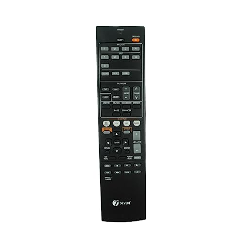 Image of 7SEVEN Compatible for Yamaha Av Reciver Remote Control Original RAV521 Model Suitable for RX-V283 RX-V373 RX-V375 RX-V377 RX-V377BL RX-V381 RX-V383 RX-V385 RX-V471 RX-V475 RX-V477 RX-V483 RX-V485