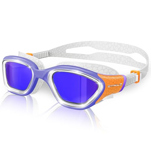 Image of Whale Swim Goggles Polarized Anti-Fog Lenses, Unisex | 100% UV Protection | Anti-Fog Goggles High Definition, Wide-Angle View