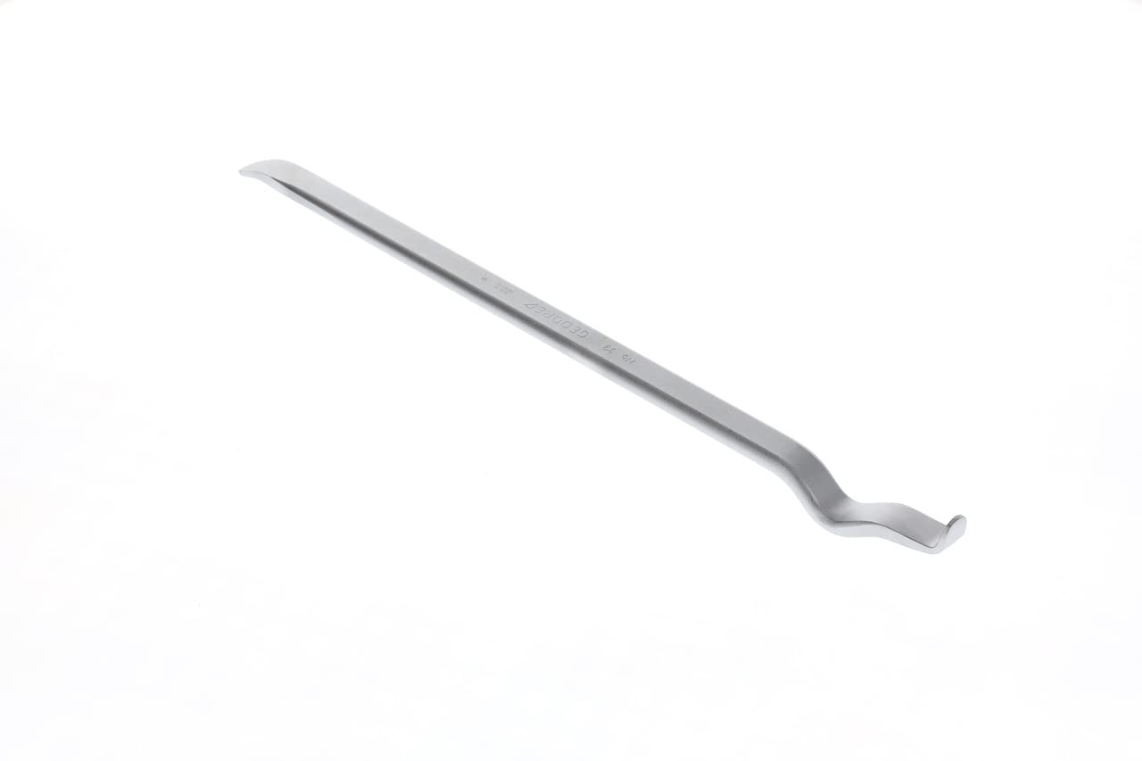 GEDORE Leva per Pneumatici, Curva, Lunga 610 mm, Pesante, Auto, Moto e Camion, Acciaio Cromato, Leva per Pneumatici in Metallo, Utensile per Officina, 39