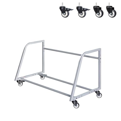 LUOGOXI�^�C�����b�N ���ȁA�Ǌ|����/4�փL���X�^�[�t���A���߉\�ȋ������K���[�W�������[�A��^�z�[�����[�N�V���b�v�^�C�����[���b�N�A����127cm/50�C���` (�L���X�^�[�t�����u���^,�V���o�[)