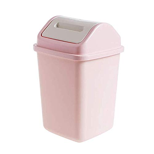Poubelle de bureau 8L à couvercle pour éliminer les déchets discrets