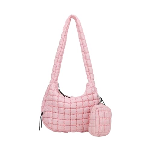 Sac à bandoulière matelassé léger sac à main de maquillage tendance femme