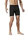 TSLA Men's Athletic Compression Shorts, Sports Performance Active Cool Dry Running Tights, Athletic(mus17) - Black, Large