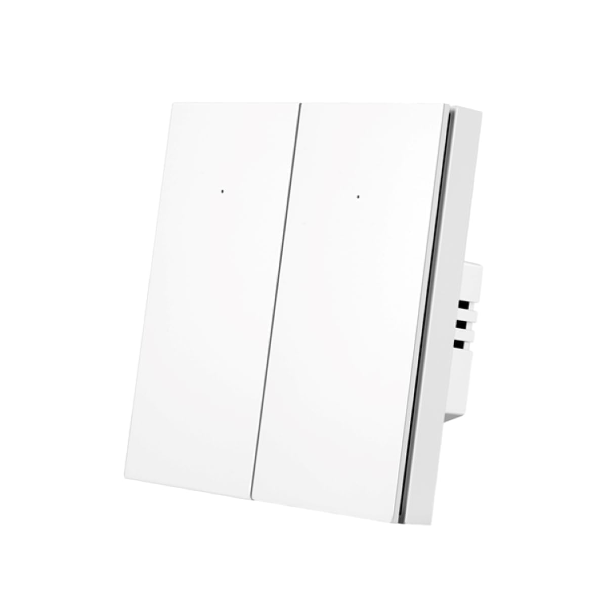 Sponsored Ad – Yuhestdy WIFI Smart Light Switch, Push-button Light Switch, No Neutral Required, LED Backlight, Works with Alexa, Timer, Multi-Way Control by Smart Life/Tuya APP (White, 2 Gang)