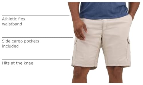 Lee Men's Big & Tall Extreme Motion Crossroad Cargo Short, Stone, 52 - image 4
