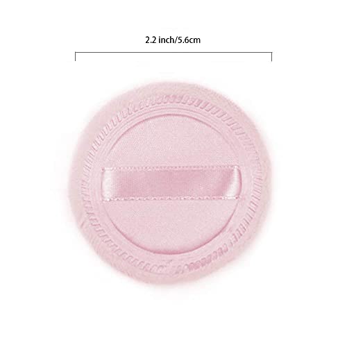 Anleolife 10Pcs Compact Washable Powder Blending Sponge Puff Round For Foundation Makeup Velour Puffs Makeup Lot (5Bag/Lot,2Pcs/Bag) #TOP3