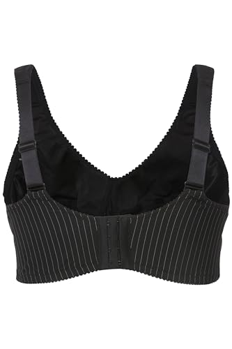 Ulla Popken Reggiseno Con Ferretto, Coppa Morbida Donna, Nero, 8B - 4