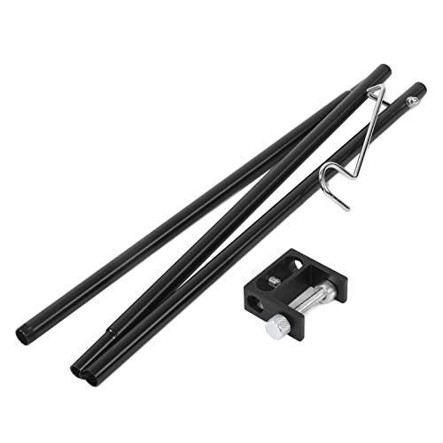 Tuzoo Support de Lanterne de Camping, Support de Lampe Pliable Anti-Corrosion en Alliage d'aluminium, Pince de Fixation inférieure Portable pour Le Camping Cover