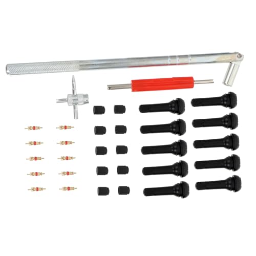 Cabilock Car Tire Repair Tool Tire Valve Installation Kit Versatile for Vehicle Electric Car Bike Trucks Off-Road Use