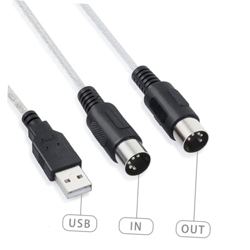 Câble USB pour clavier midi cordon adaptateur instruments électroniques VICASKY XP PC 3x