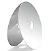 TOFR 2 Pieces Mirror Polished Stainless Steel Rear Wheel Disc Rotor Plates For Harley Freewheeler With 15