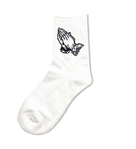 Custom socks by TorontoFinds | 100% cotton rapper/hiphop prayer hands ankle socks, unisex casual socks