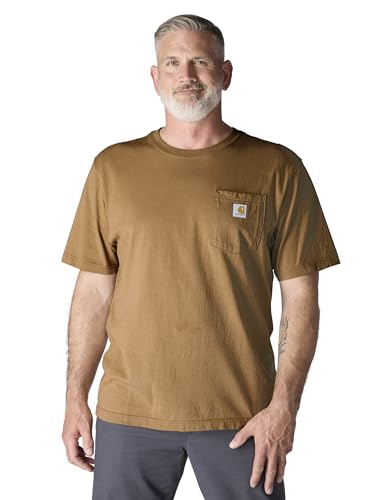 Carhartt Men's Workwear Pocket Short-Sleeve T-Shirt Work Utility T-Shirt