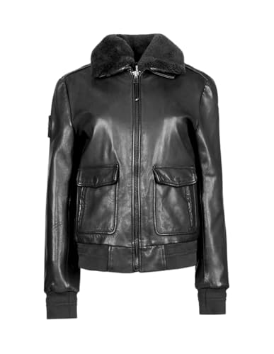 Giubbotti da donna. REDSKINS-PAF TOOD Alpha Cappotto, Nero, M Donna