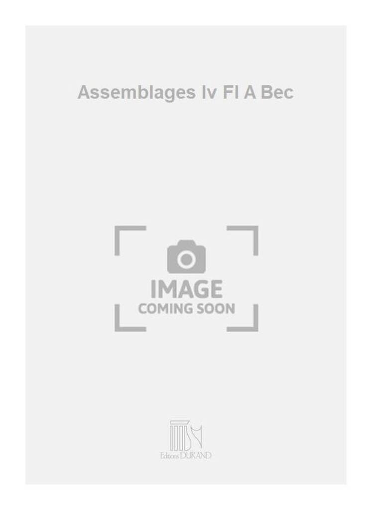 Flûte à bec Assemblages IV aux finitions soignées