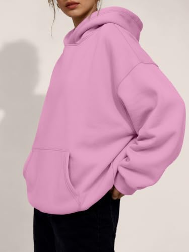 Image of Trendy Queen Women Oversized Hoodies Fall Outfits | Gentle Skin Feel, Aesthetic Drop Shoulder, Large Kangaroo Pocket, Seamless Daily Outfit Match
