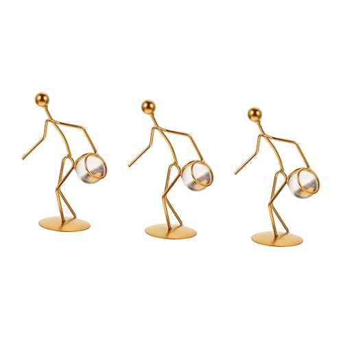 Statue sportif ligne basket en fer lot de 5 cadeau ideal pour passionne sport