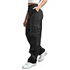 VOGFFR Womens Cargo Pants Elastic Waist Hiking Pants Athletic Straight Leg Trouser High Waisted Pant with Multi-Pockets #1